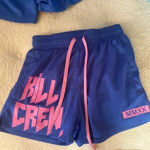 Kill Crew Women's Blue Shorts